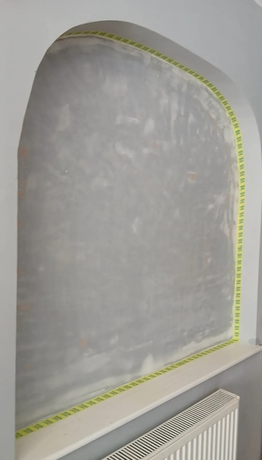 Preparing the walls